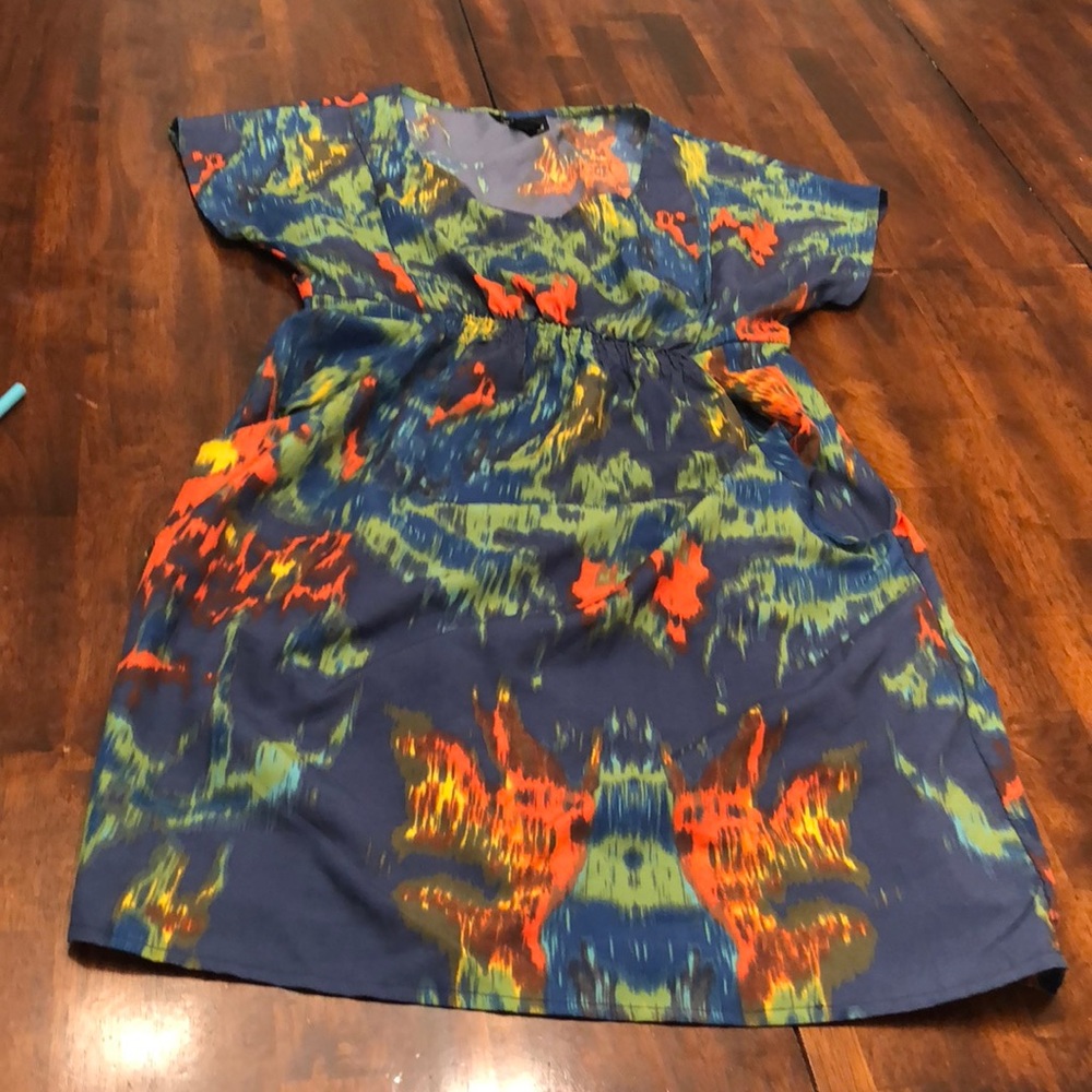 Angie printed dress